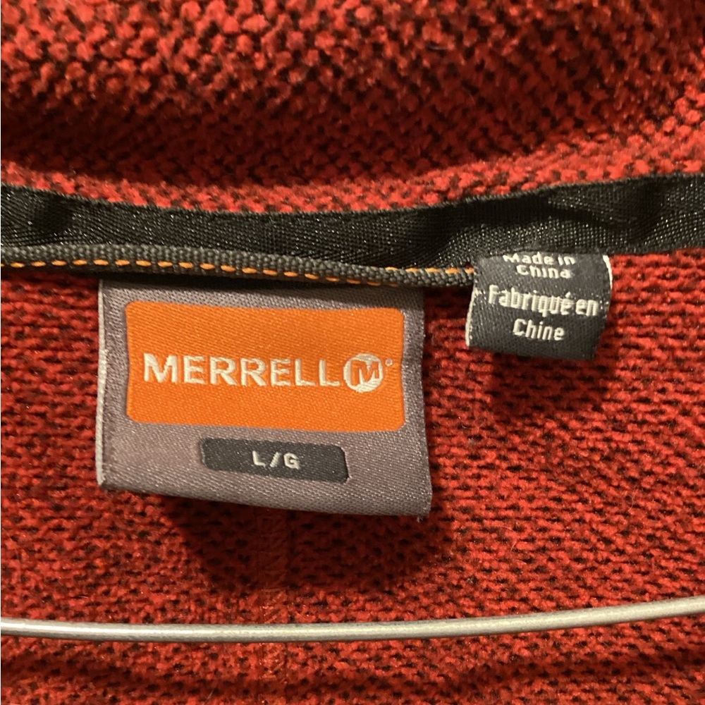 Merrell Red Textured Jacket - Picture 2 of 4